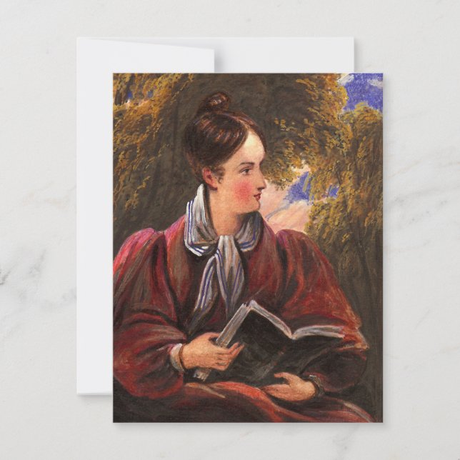Einladung des Buchclubs Literarische Ladys Vintag (Vorderseite)
