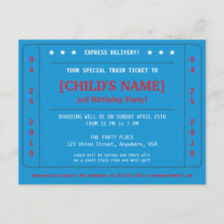 Einladung des Express-Zuges