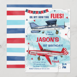 Einladung des Flugzeugs zum Geburtstag