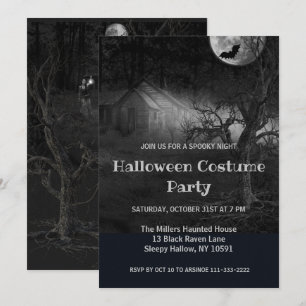 Einladung des Ghoful Forest Halloween-Party