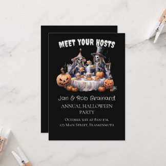 Einladung des Ghoulish Annual Halloween-Party