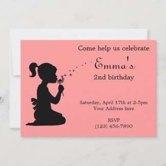 Einladung des Girl-Blowd