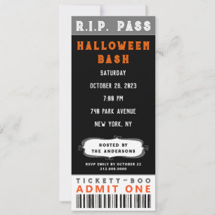 Einladung des Halloween-Party