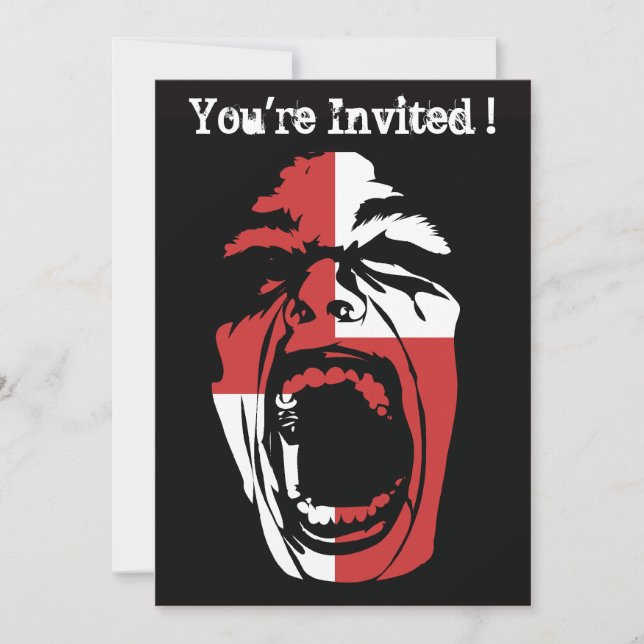 Einladung des Halloween-Party (Vorderseite)