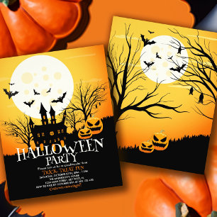 Einladung des Halloween-Party Flyer