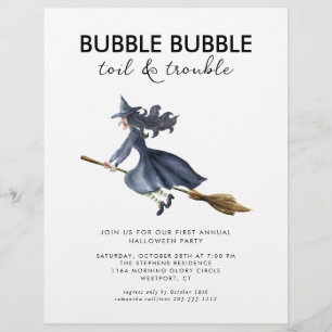 Einladung des Halloween-Party Flyer