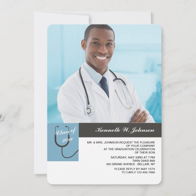 Einladung des Health Provider-Fotos (Vorderseite)