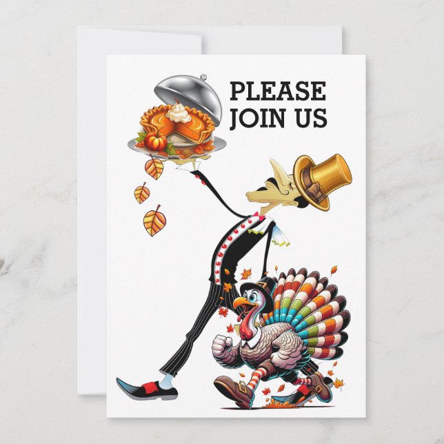 Einladung des Kellners (Vorderseite)