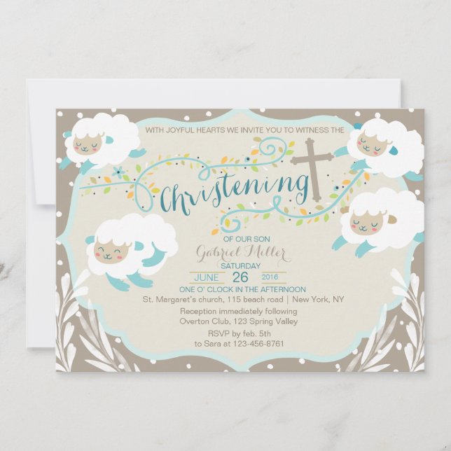 Einladung des Lammes (Vorderseite)