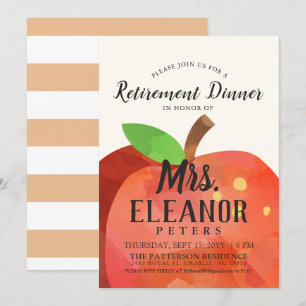 Einladung des Lehrers zum Apple-Rente-Dinner