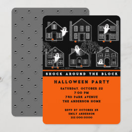 Einladung des Nachbarschafts-Halloween-Party