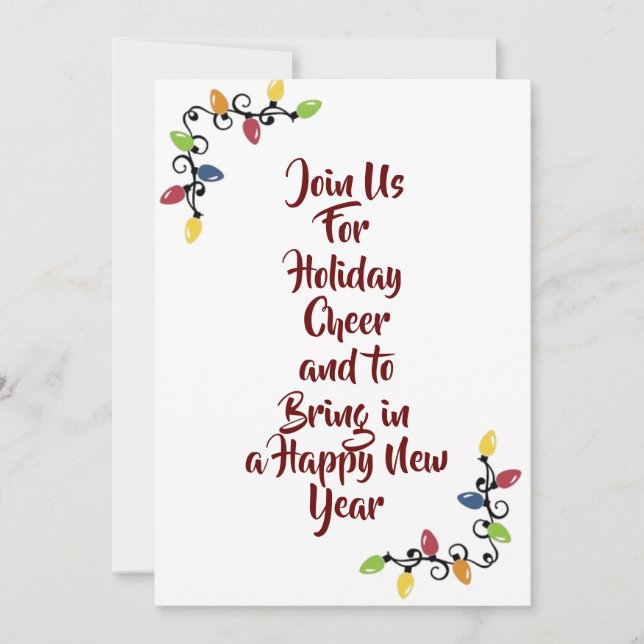 EINLADUNG DES ***NEUJAHRES*** (Vorderseite)