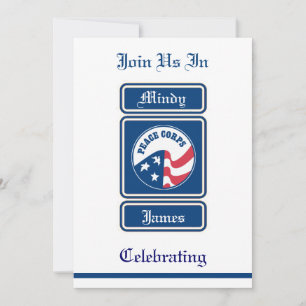 Einladung des Peace Corps zur Hochzeit