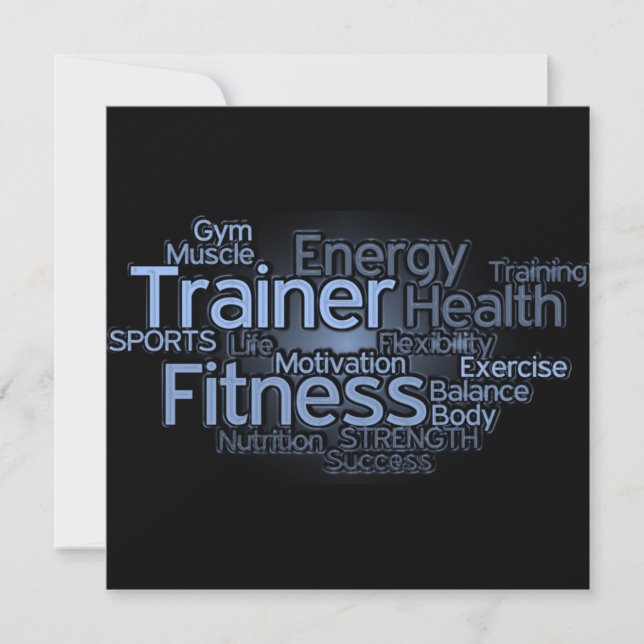 Einladung des Personal Trainers (Vorderseite)