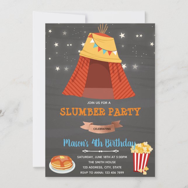 Einladung des Teeplatschers (Vorderseite)