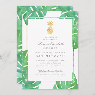 Einladung des tropischen Ananas Bat Mitzvah