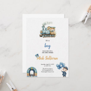 EINLADUNG DES WASSERFALLS BABYSHOWER