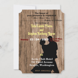 Einladung des Zimmermanns zur Hochzeit