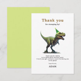 Einladung Dinosaur zum Geburtstag, drei Nachmittag