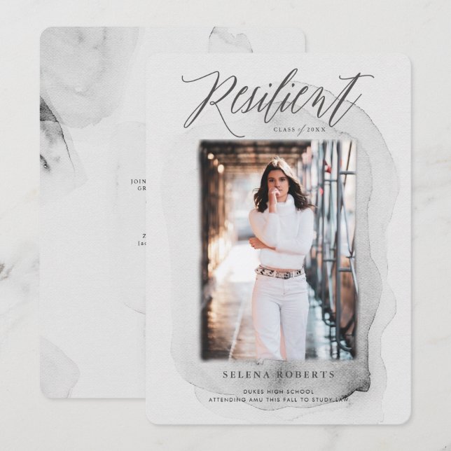 Einladung eines Abschlusses der widerstandsfähigen (Vorne/Hinten)