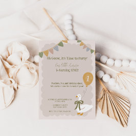 Einladung eines Albernen Gänsepastels zum Geburtst