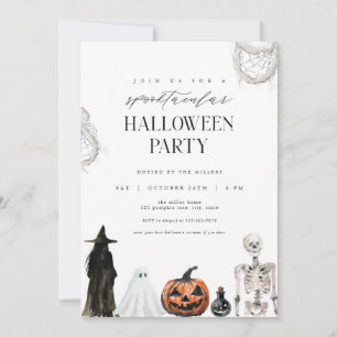 Einladung eines erwachsenen Halloween-Party