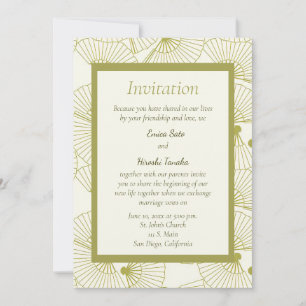 Einladung eines japanischen Fans zur Hochzeit