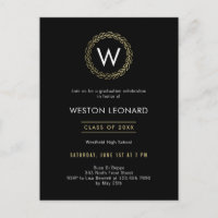 Einladung eines Kranken Abschlusses Postkarte