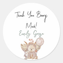 Einladung eines neutralen Teddy Bear Babyduschers
