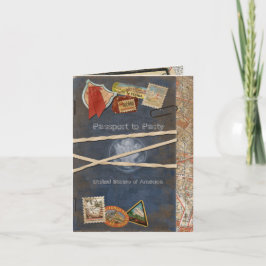 Einladung eines Reisepasses