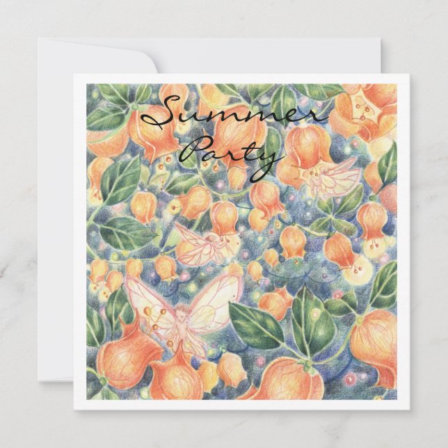 Einladung "Fairy Lanterns" (Vorderseite)