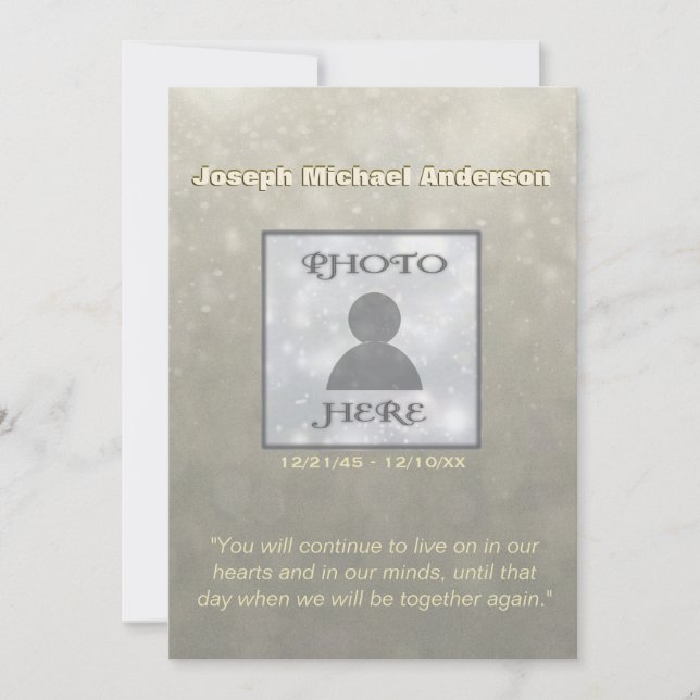 Einladung | Foto hinzufügen (Vorderseite)