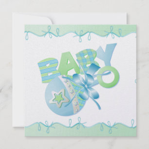 Einladung für Baby 5,25" x 5,25"