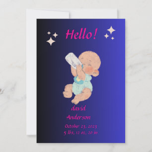 Einladung für eine Babydusche