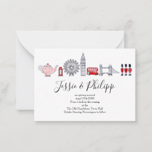 Einladung für maßgeschneiderte Hochzeiten