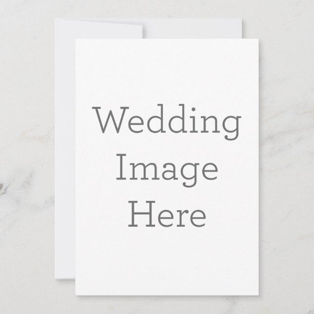 Einladung für maßgeschneiderte Hochzeiten (Vorderseite)