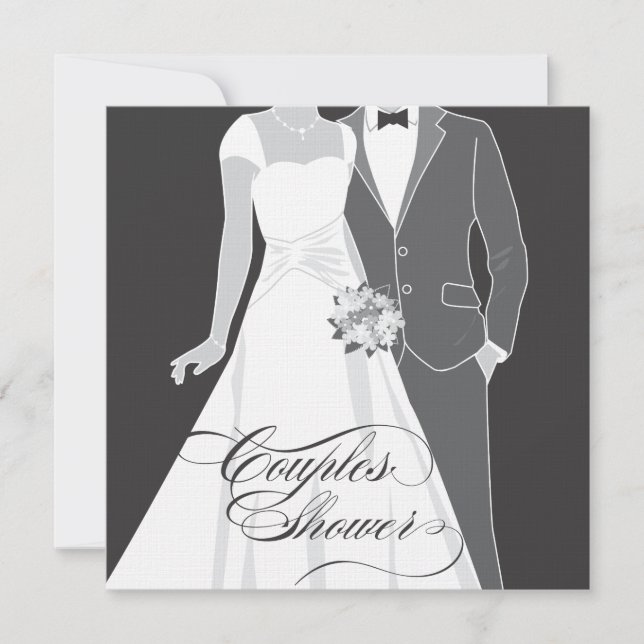 Einladung für Paare Dusche (Vorderseite)