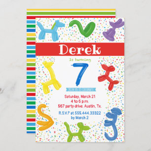 Einladung für Tiere über sieben Jahre