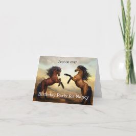 Einladung für Wildpferde