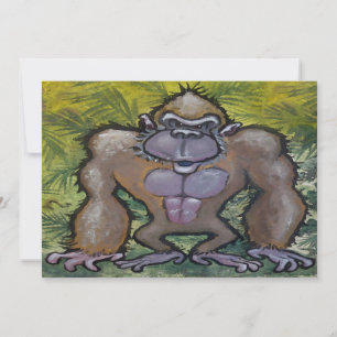 Einladung Gorilla