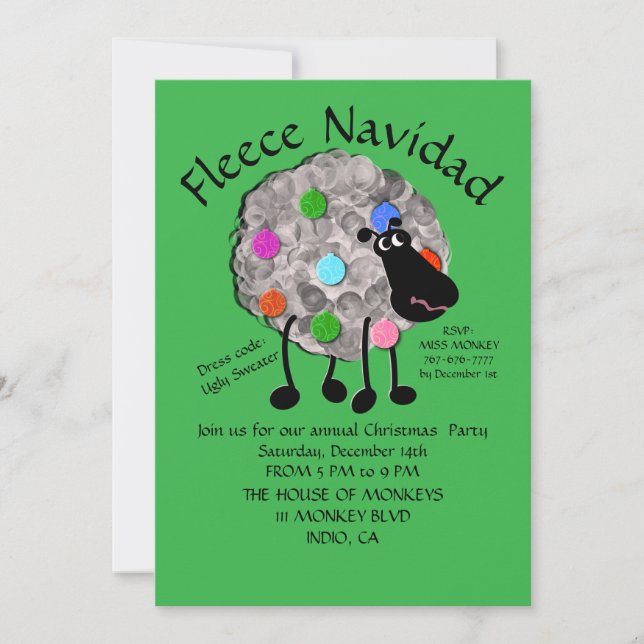 Einladung, Größe: 5" x 7", Papier: Matte, Enve Einladung (Vorderseite)