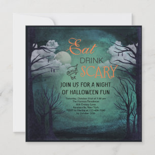 Einladung Halloween Mitternacht