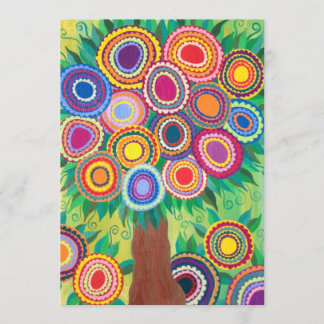 Einladung Hochzeit Bar Mitzvah Duschbaum des Leben