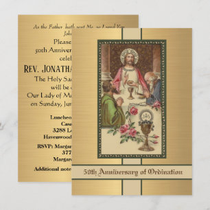 Einladung katholischer Priester Ordination Jahrest