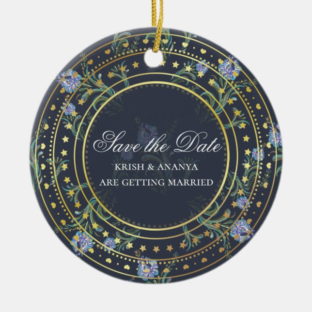 Einladung Keramik Ornament (Vorne)