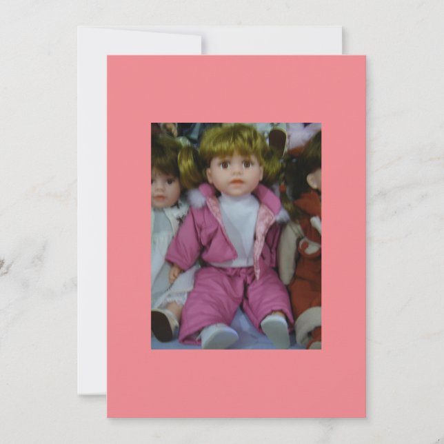 EINLADUNG "KLEINE MÄDCHENPARTEI" (Vorderseite)