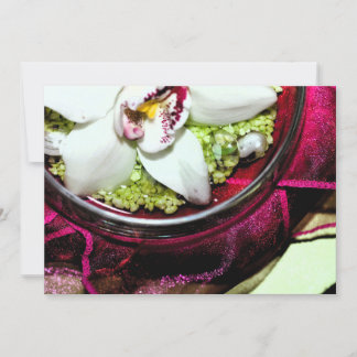 Einladung mit Blumenarrangement-Cover