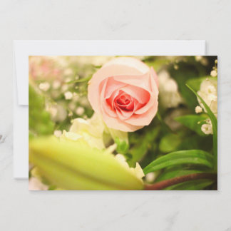 Einladung mit floraler Umschlagseite