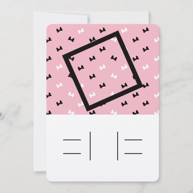 Einladung mit Linien (Vorderseite)