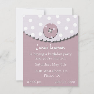 Einladung Niedlicher Mädchen zum Geburtstag